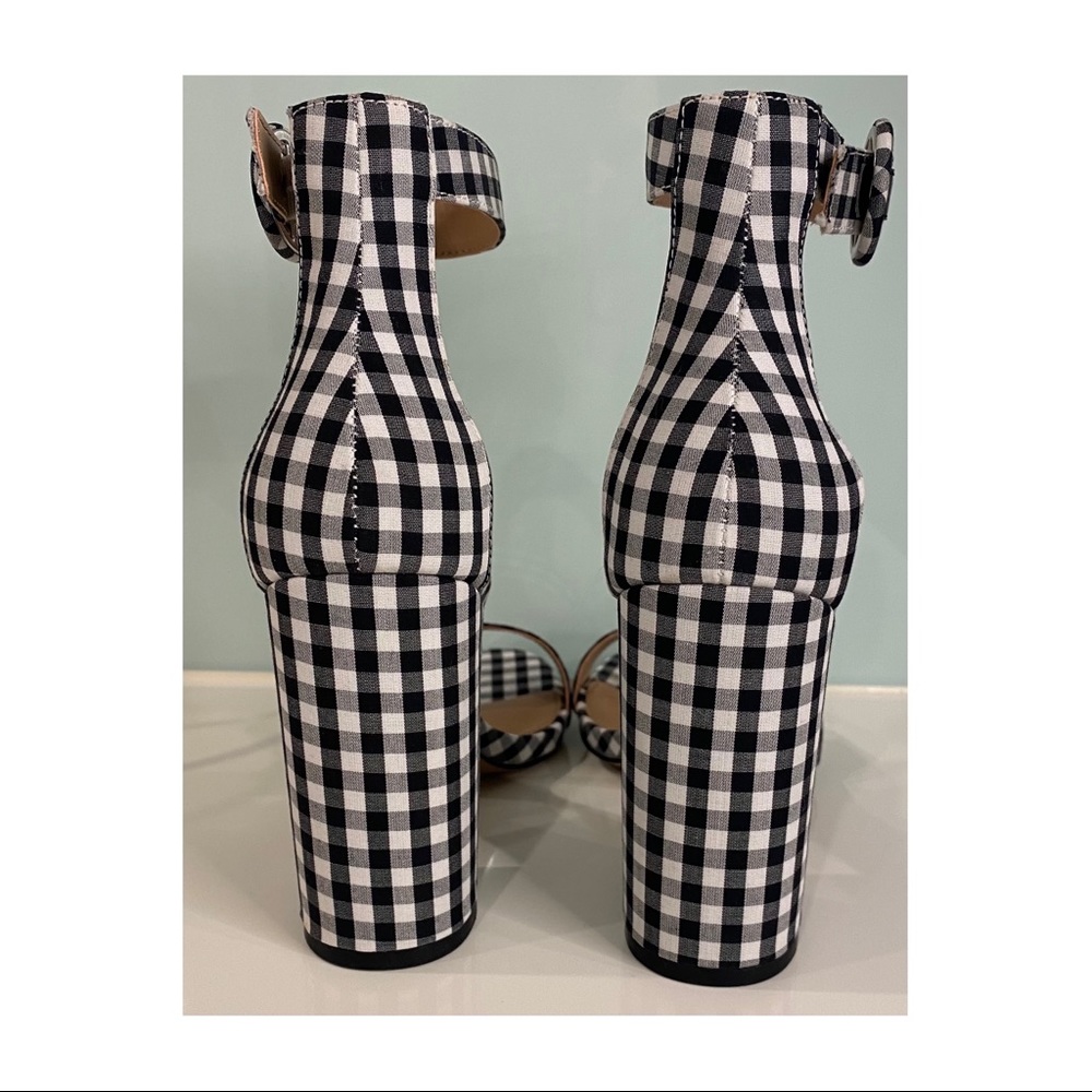 Steve Madden Friday gingham high heeled sandal 8 - Picture 5 of 9